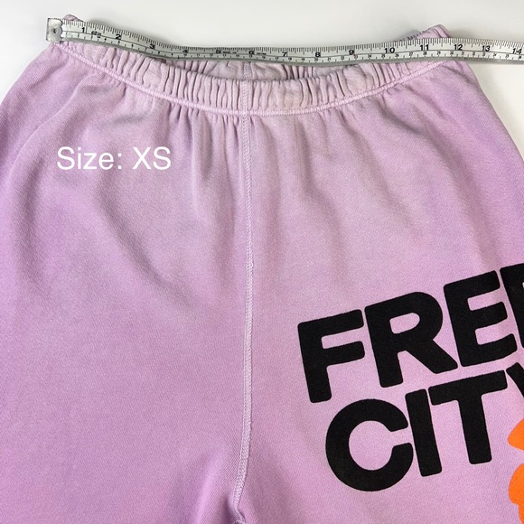 Free City Lets Go OG SuperVintage PinkMilk Dove Sweatpants Women’s Sz XS-M New - Picture 14 of 15